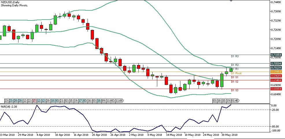 Analisa Forex Harian NZDUSD Jumat Tanggal 1 Juni 2018 chart