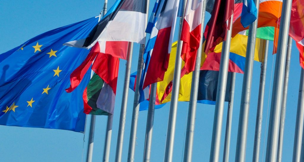 euro flags