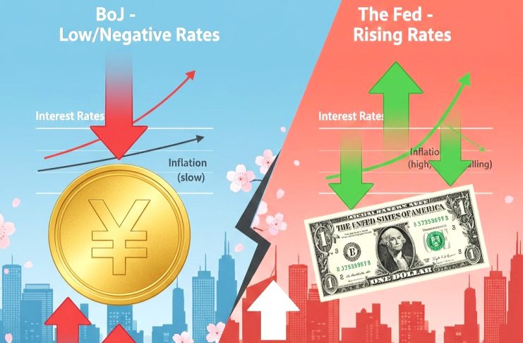 Yen Melemah Terhadap Greenbacak, Pasar Nantikan Divergensi BoJ-Fed