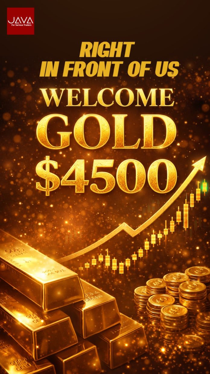 Gold menuju $4500 Gold menuju $4500