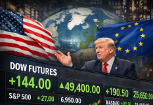 Ketegangan AS Dan UE Mereda, Dow Jones Futures Catat Kenaikan