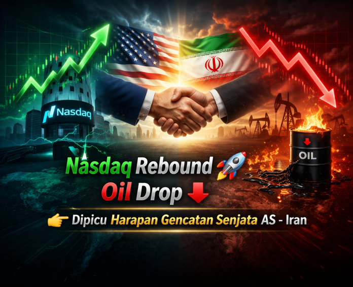 Nasdaq Rebound, Oil Drop