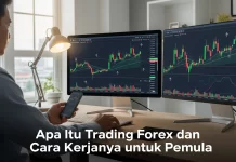 Apa Itu Trading Forex dan Cara Kerjanya untuk Pemula Ilustrasi memahami trading forex untuk pemula dengan melihat grafik pasar keuangan.