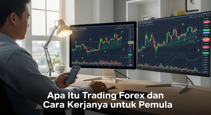 Apa Itu Trading Forex dan Cara Kerjanya untuk Pemula Ilustrasi memahami trading forex untuk pemula dengan melihat grafik pasar keuangan.