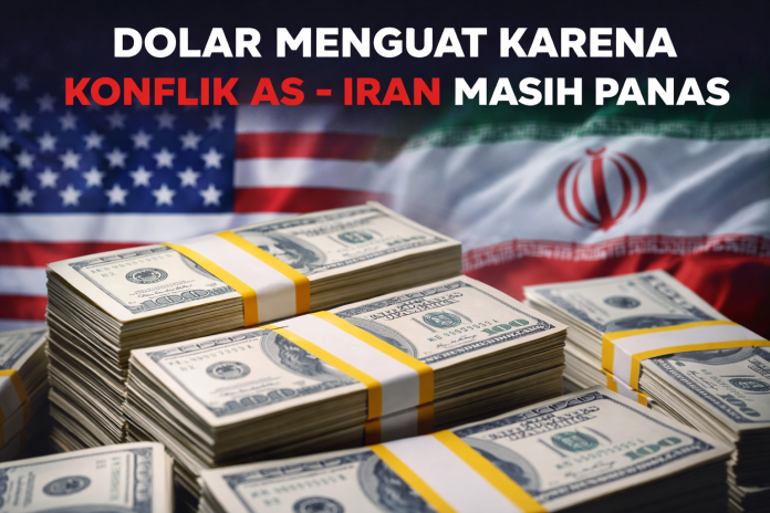 Dolar menguat ditengah konflik AS - Iran
